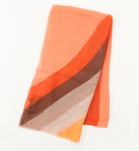 (R.K.)RK-CD/B-166 MODAL RAINBOW STRIPE SCARF