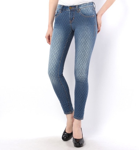 (D-ID)1500-0302 FLORENCE-WEST LA BLUE DENIM QLT