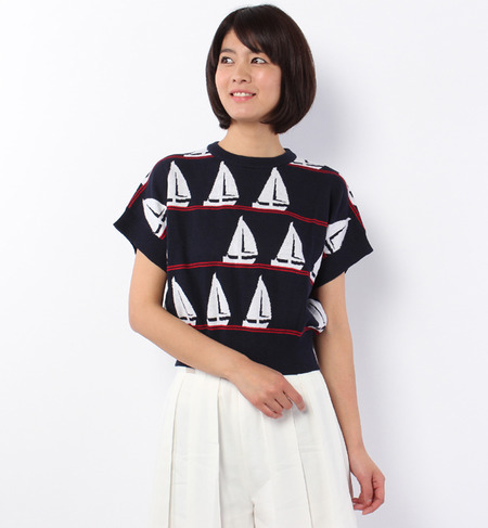 LK-14159 YACHT STRIPE S/S P/O