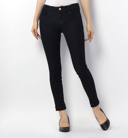 (J BRAND)8020I558 ANJA-NIGHT SH M/R CUFF CROPPED JEAN