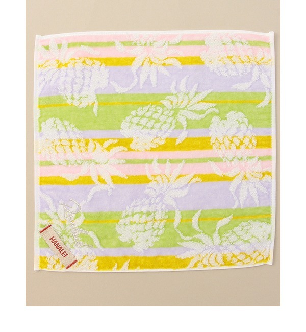 【ローズ バッド/ROSE BUD】 LR-14129 PINEAPPLE STRIPE HAND TOWEL [3000円(税込)以上で送料無料]