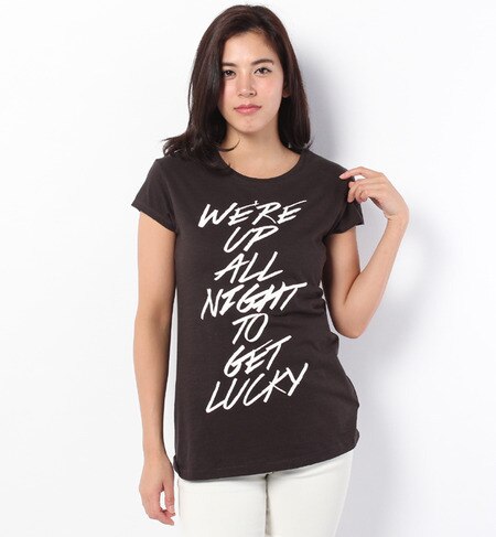 (TEE-TRENDjTTD004/GET LUCKY WMNS BASIC S/S-T