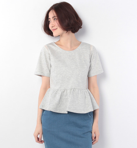 LCTT-141102 C/N PEPLUM TOPS