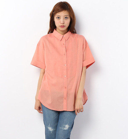 LSH-14120 BACK TUCKED HALF SLV. SHIRT