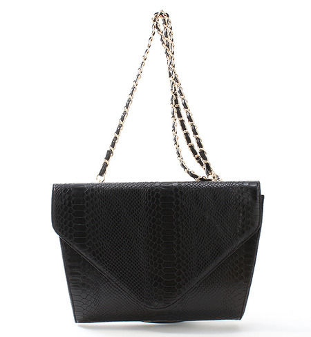 YZ320408/PU EMB/LIZARD SHOULDER BAG