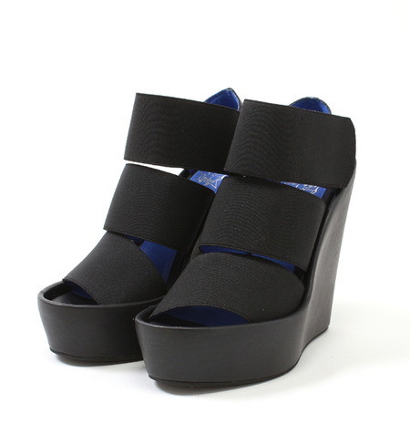 (JEFFREY CAMPBELL FOR ROSE BUD)YYH:JC-128-6 WEDGE SOLE SANDAL