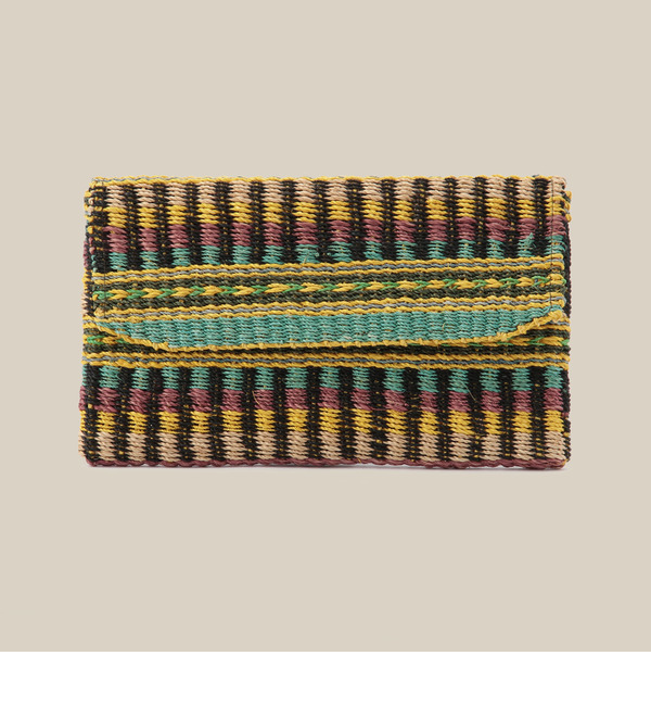 (LARONE)AB811 ABACA CLUTCH BAG