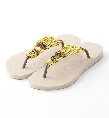 (PLV)WOOD RING SANDAL