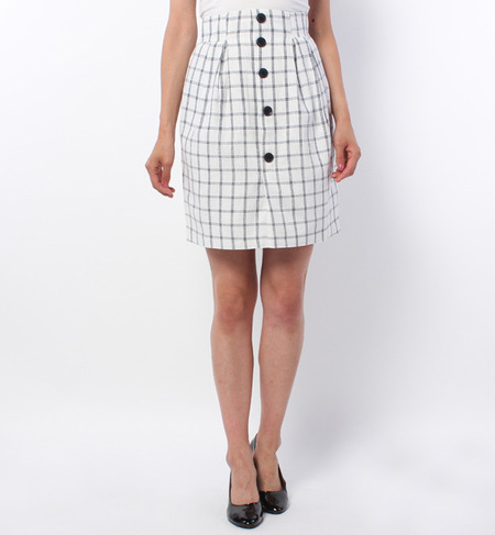 【ローズ バッド/ROSE BUD】 LSK-14141 HIGH/W TUCKED SKIRT [3000円(税込)以上で送料無料]