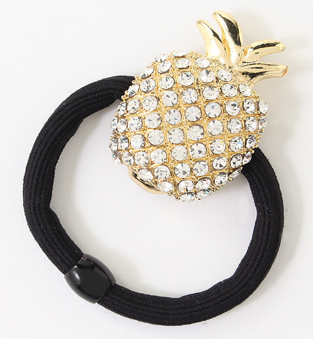 (LAUREN-SPENCER)P202-H PINEAPPLE HAIR TIE