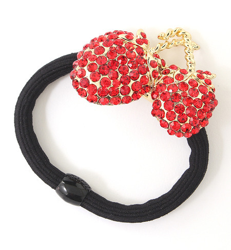 (LAUREN-SPENCER)P2121-H CHERRY HAIR TIE