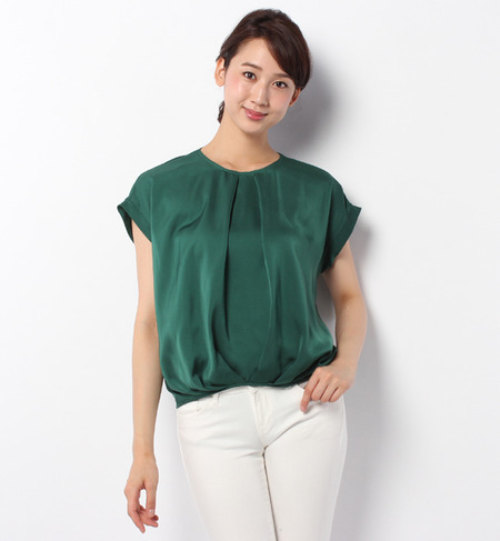 【店頭人気アイテム】LBL-14152 BACK TWISTED P/O BLOUSE