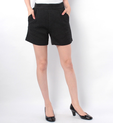 S-LPT-14115 TUCK SHORT PANTS