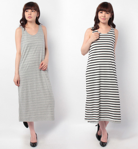 S-LCTO-14107 REVERSIBLE MAXI DRESS