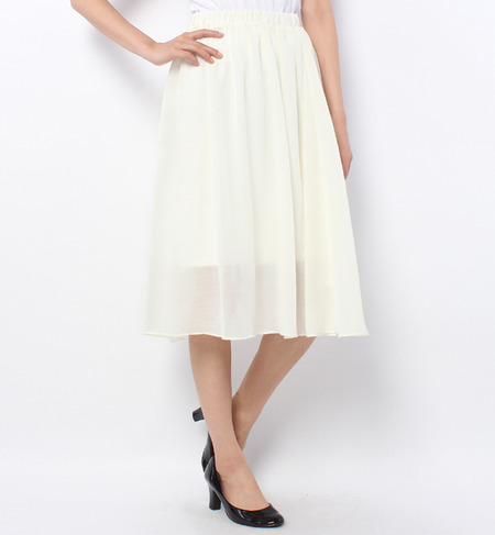 S-LSK-14202 MID-CALF GATHERED SKIRT