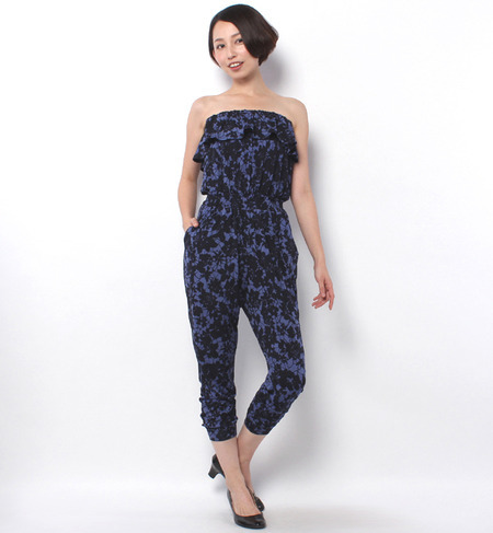 S-LCTO-14113 BARE RUFFLE COMBINAISON