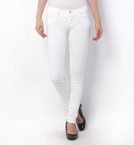 (J BRAND)910C028 BLANC LOW RISE SKINNY