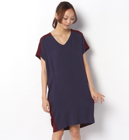 LK-14216 V/N DOLMAN/S DRESS