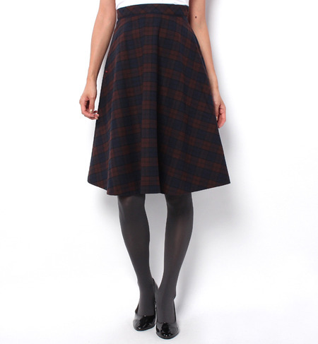 LSK-14211 JUST/W MID CALF SKIRT