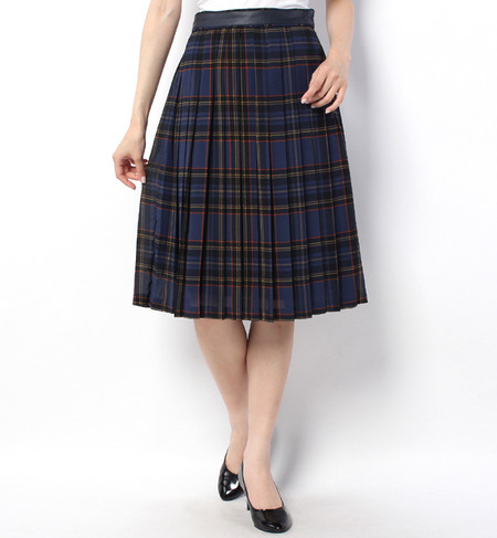 LSK-14207 LOW/W PLEATED SKIRT