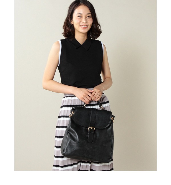 【ローズ バッド/ROSE BUD】 90690 LIZARD EMBOSS 3-WAY BAG [送料無料]