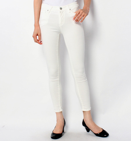 LPT-14214 CROPPED SKINNY PANTS