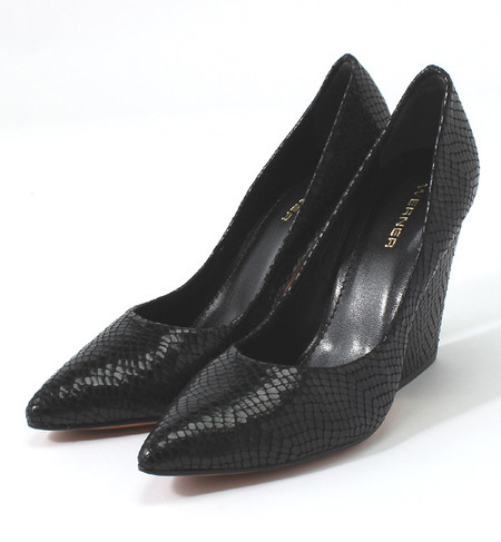 (WERNER)4-52091 SNAKE HI HEEL PUMPS