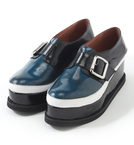 (JEFFREY CAMPBELL FOR ROSE BUD)YYH:JC-103-21NS BELETED PLATFORM SHOES