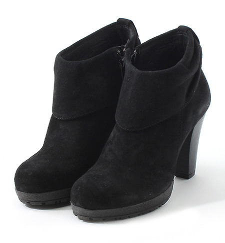 (KAREN LIPPS)64151 CAMOSCIO MID HEEL BOOTIE