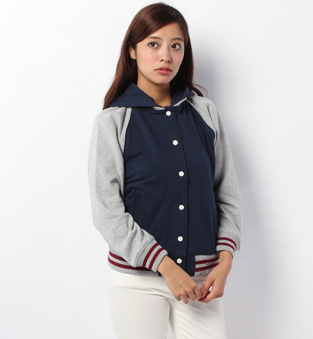 LCTT-14212 HOODED BUTTON JACKET
