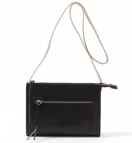 (NARDELLI)G/78 BI-COLOR LEATHER POUCH