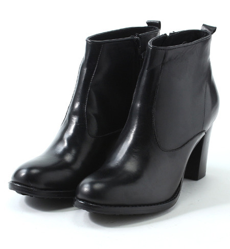 ROUND-10/C.WAX W/HEEL SHORT BOOTS