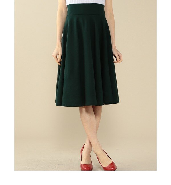 【ローズ バッド/ROSE BUD】 LCTB-14122 MIDI FLARE SKIRT [送料無料]