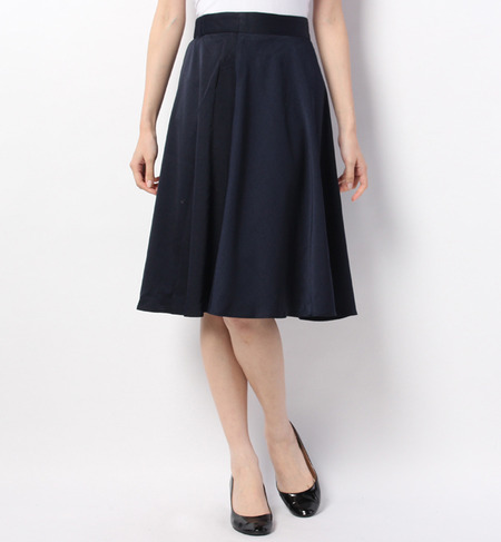 LSK-14228 JUST/W MID CALF SKIRT