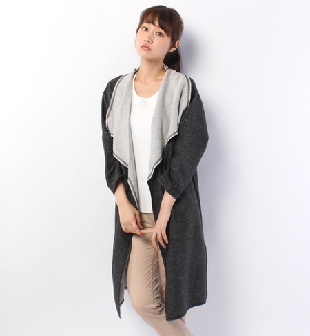 LCTT-14221 DRAPE LONG JACKET