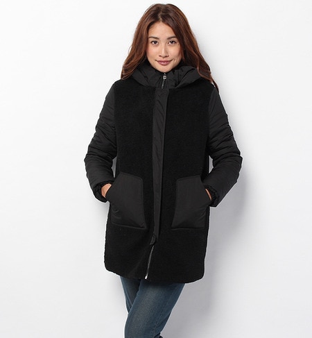 (SEE U SOON)4268052(4258052) BOA FRONT HOODED COAT