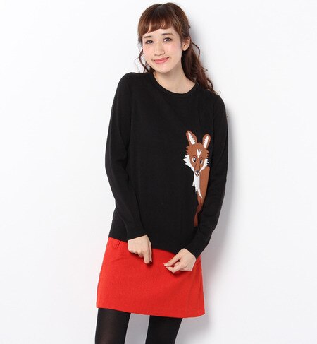 (SUGARHILL BOUTIQUE)AW14K3 CURIOUS FOW SWEATER