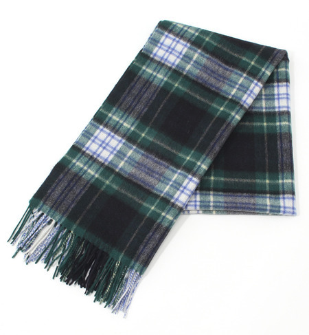 LR-14222 CASHMERE/WOOL CHECK STOLE