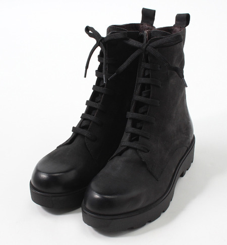 (PAOLA FERRI) 9632 OILNABUK LACE UP SHORT BOOTS