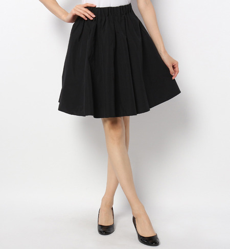 LSK-14210 HIGH/W GATHERED MINI SKIRT