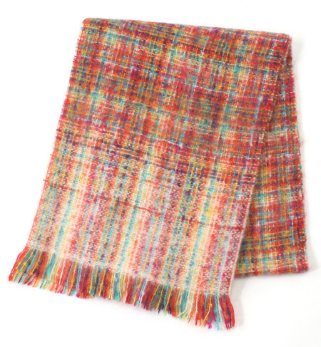 (GUILLAUMOND CREATIONS)118034 CHECK SCARF