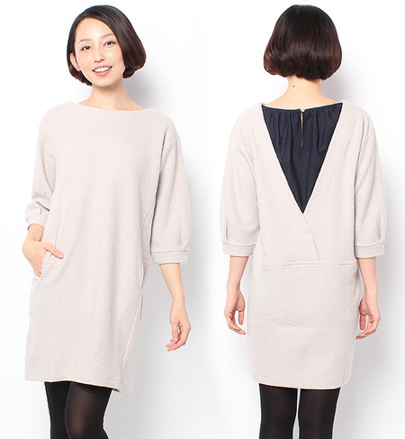 LCTO-14210 BOAT/N COCOON DRESS