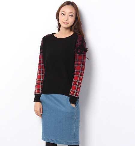 LK-14227 WOOL/NY TARTAN CHECK P/O