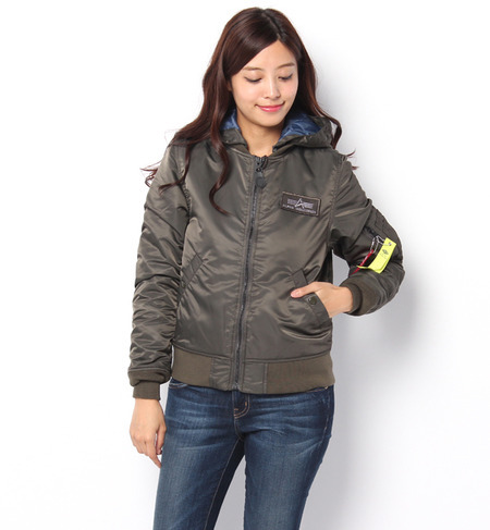 S-LJ-14204 HOODED MA-1