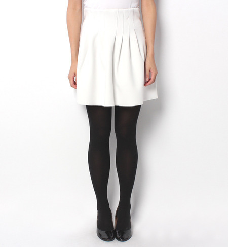 LSK-14208 HIGH/W TUCKED MINI SKIRT
