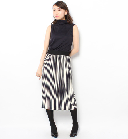 (SEEDS OF CALIFORNIA FOR RB)OW5219 T/N SEELEVLESS DRESS