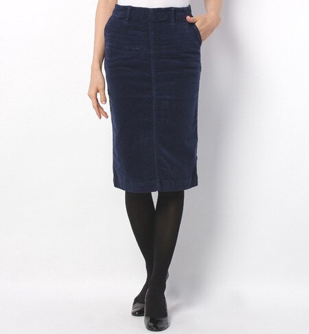 LSK-14224 PENCIL SKIRT STRETCH CORDUROY ITEM