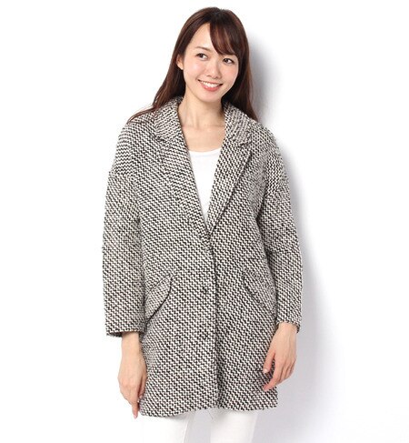 (DEBY DEBO)CHOCOLAT TWEED COAT