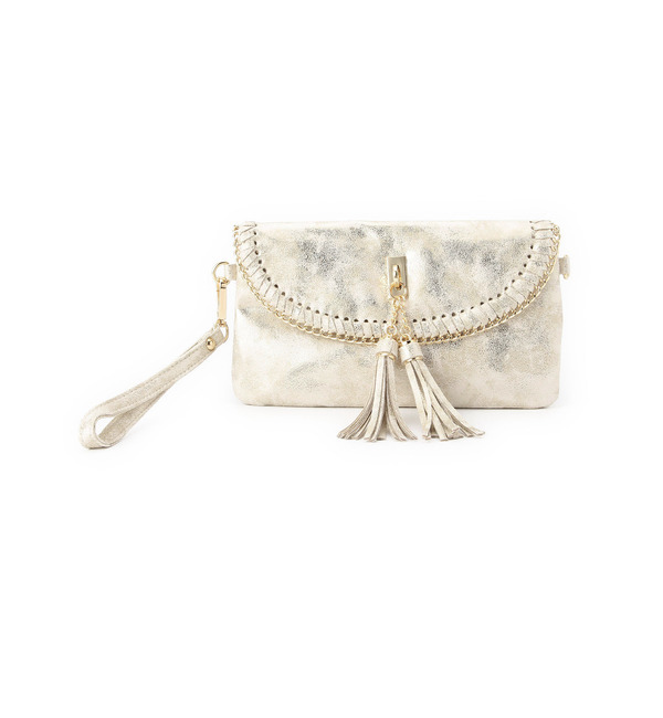 【ローズ バッド/ROSE BUD】 【雑誌掲載】(LL ACCESSORIES)B925D METALIC PRINT CLUTCH BAG [送料無料]