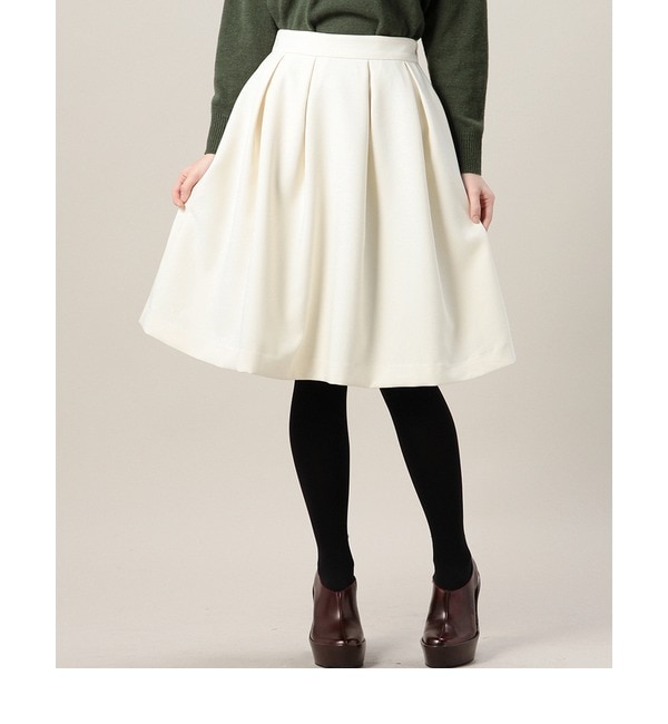 【ローズ バッド/ROSE BUD】 LSK-14230 W/ELASITC TUCKED FLARE SKIRT [送料無料]